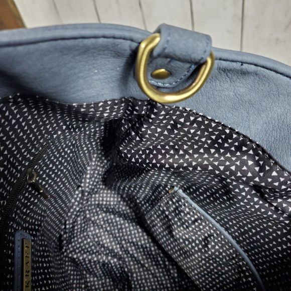 Antik Kraft Handbag Purse Blue Vegan Leather - Picture 10 of 16